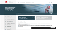 Desktop Screenshot of medicoline.dk